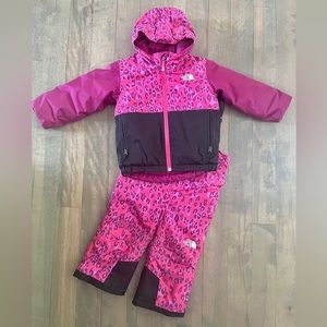 The North Face snowsuit 3T